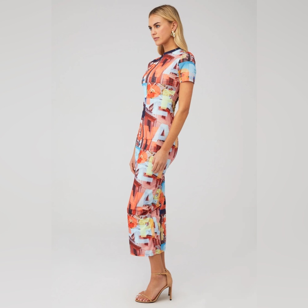 *LIKE NEW* Peppermayo Into the City Mesh Maxi Dress